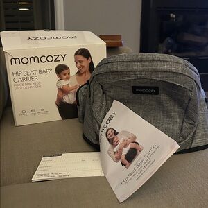 NWT Open Box Momcozy Hip Seat Carrier Grey Un-Used Comfortable Lightweight